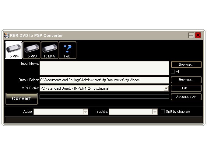 RER DVD to PSP Converter
