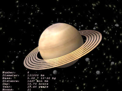 Saturn 3D ScreenSaver