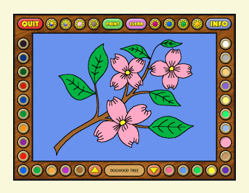 Coloring Book 4: Plants