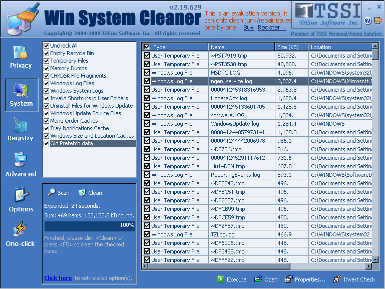 Win System Cleaner