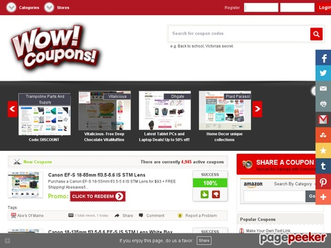 Website Coupons