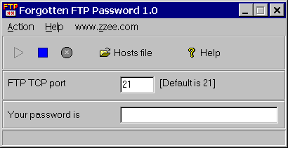 Forgotten FTP Password
