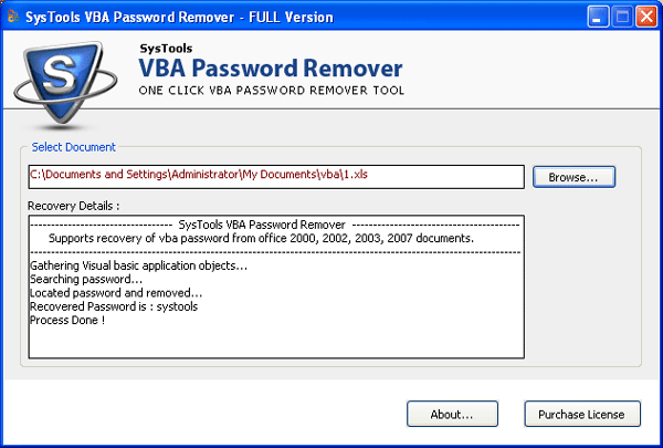 Reset VBA Password
