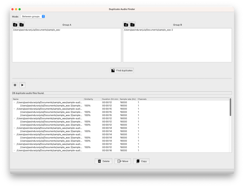 Duplicate Audio Finder for Mac