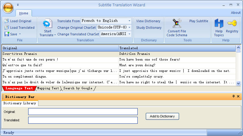 Subtitle Translation Wizard