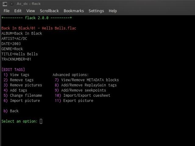 flack - edit FLAC tags from command line