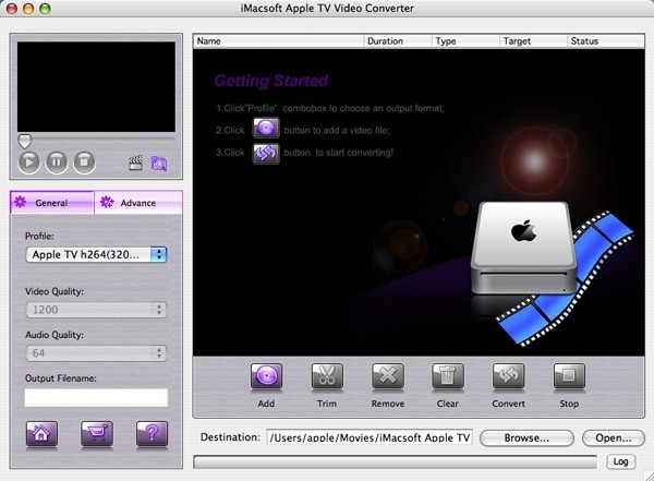 iMacsoft Apple TV Video Converter for Mac