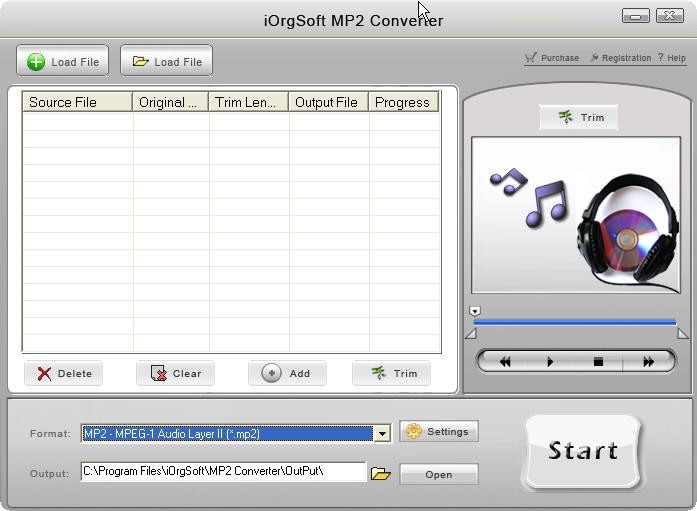 iOrgSoft MP2 Converter