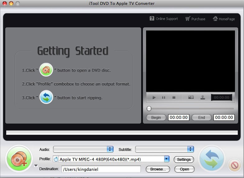 iTool DVD to Apple TV Converter for MAC