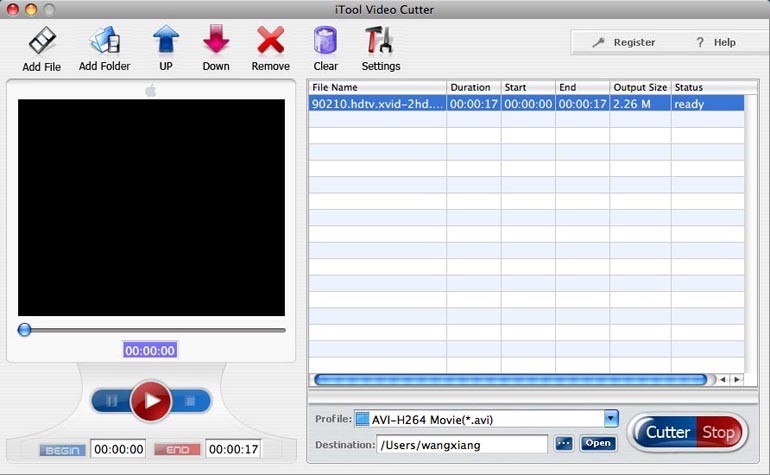 iTool Video Cutter for MAC