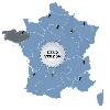 Click-and-Drag Map of France