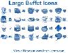 Large Buffet Icons
