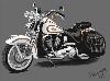 Harley Davidson by Drawing Hand